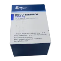 Фото Солу-Медрол порошок для инъекций 1000мг 1шт