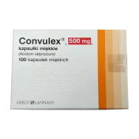 Фото Конвулекс 500мг капсулы №100