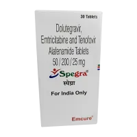 Фото Спегра :: Spegra :: Долутегравир + Эмтрицитабин + Тенофовир алафенамид таблетки 50+200+25мг №30